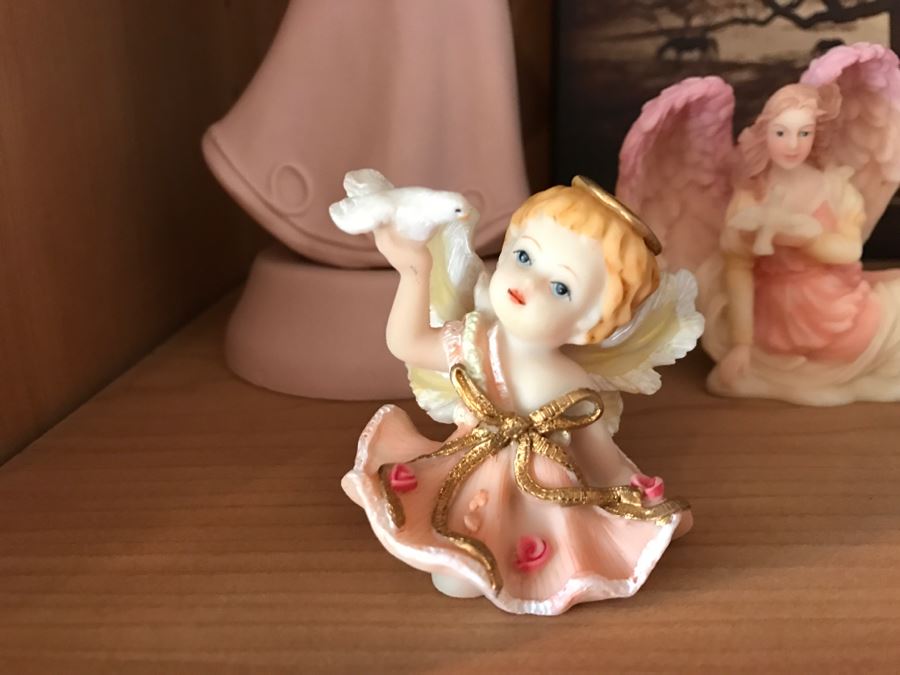 Angel Figurine Lot - See Details For Interesting Story On What Happened Shooting These [Photo 14]