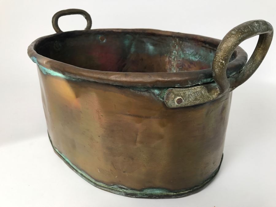 Large Copper Pot With Handles [Photo 7]