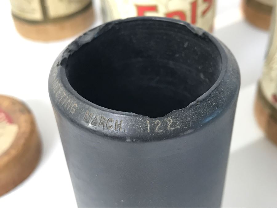 (6) Vintage Edison Records Wax Music Cylinders With Cylindrical Boxes For Use With An Edison Phonograph [Photo 14]