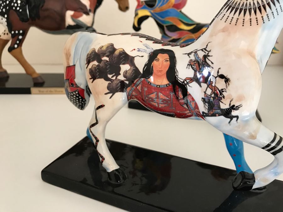 Collection Of (5) Limited Edition The Trail Of Painted Ponies Horse Figurines - Found Some Of The Boxes [Photo 6]