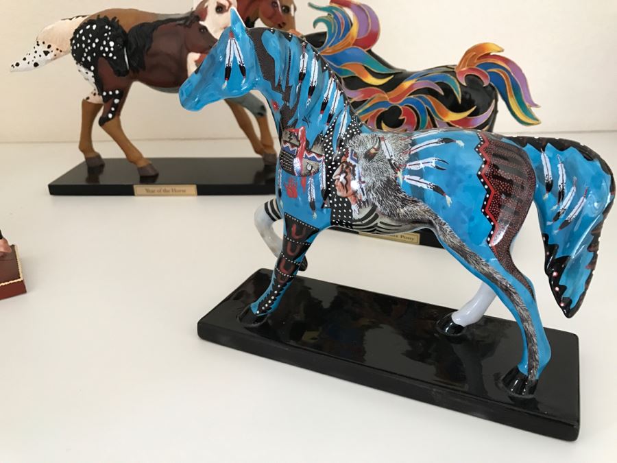 Collection Of (5) Limited Edition The Trail Of Painted Ponies Horse Figurines - Found Some Of The Boxes [Photo 3]