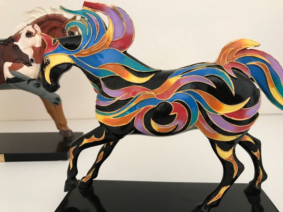 Collection Of (5) Limited Edition The Trail Of Painted Ponies Horse Figurines - Found Some Of The Boxes [Photo 10]