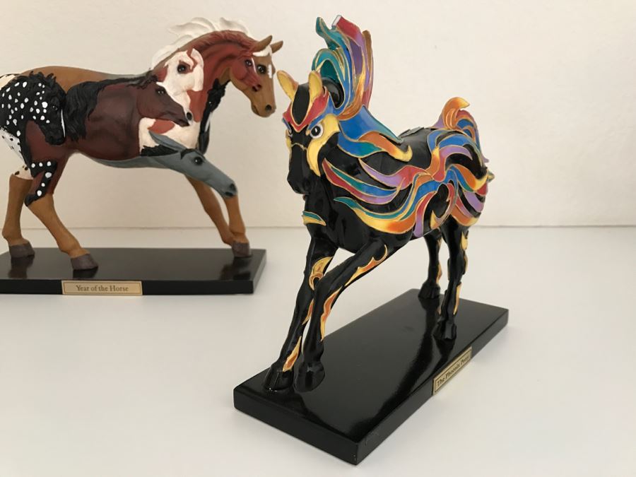 Collection Of (5) Limited Edition The Trail Of Painted Ponies Horse Figurines - Found Some Of The Boxes [Photo 11]