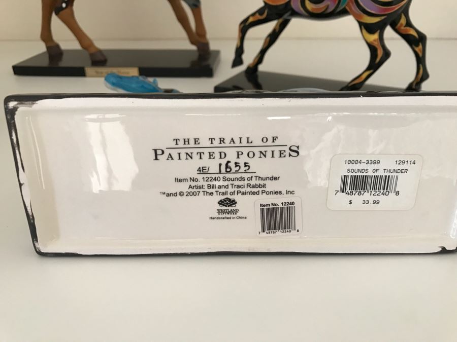 Collection Of (5) Limited Edition The Trail Of Painted Ponies Horse Figurines - Found Some Of The Boxes [Photo 7]