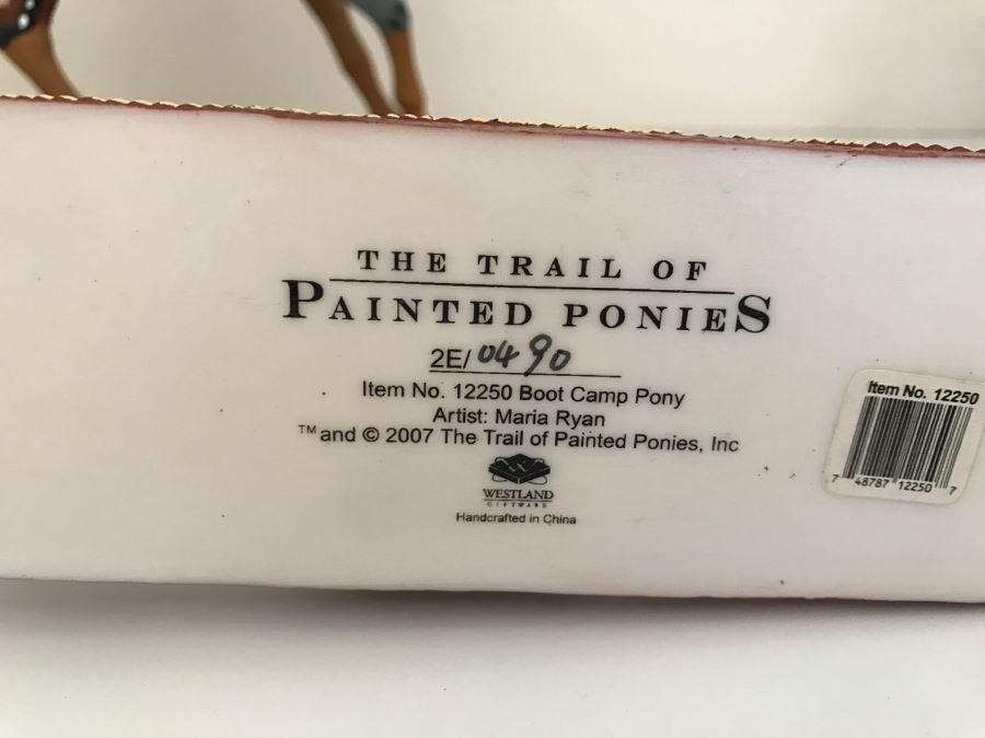 Collection Of (5) Limited Edition The Trail Of Painted Ponies Horse Figurines - Found Some Of The Boxes [Photo 16]
