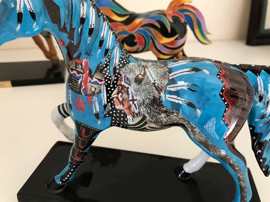 Collection Of (5) Limited Edition The Trail Of Painted Ponies Horse ...