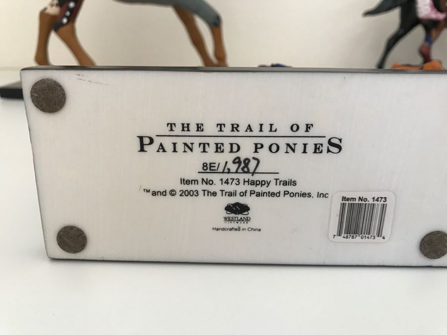 Collection Of (5) Limited Edition The Trail Of Painted Ponies Horse Figurines - Found Some Of The Boxes [Photo 20]