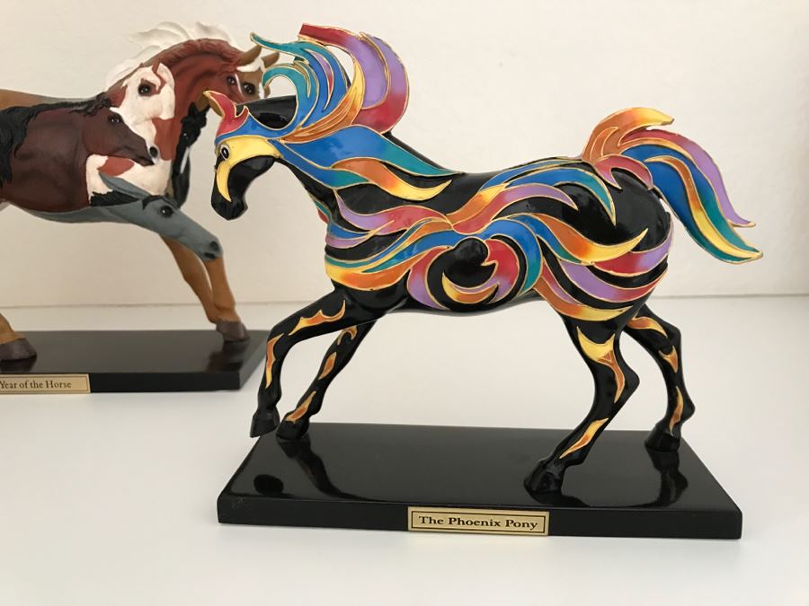 painted horse figures