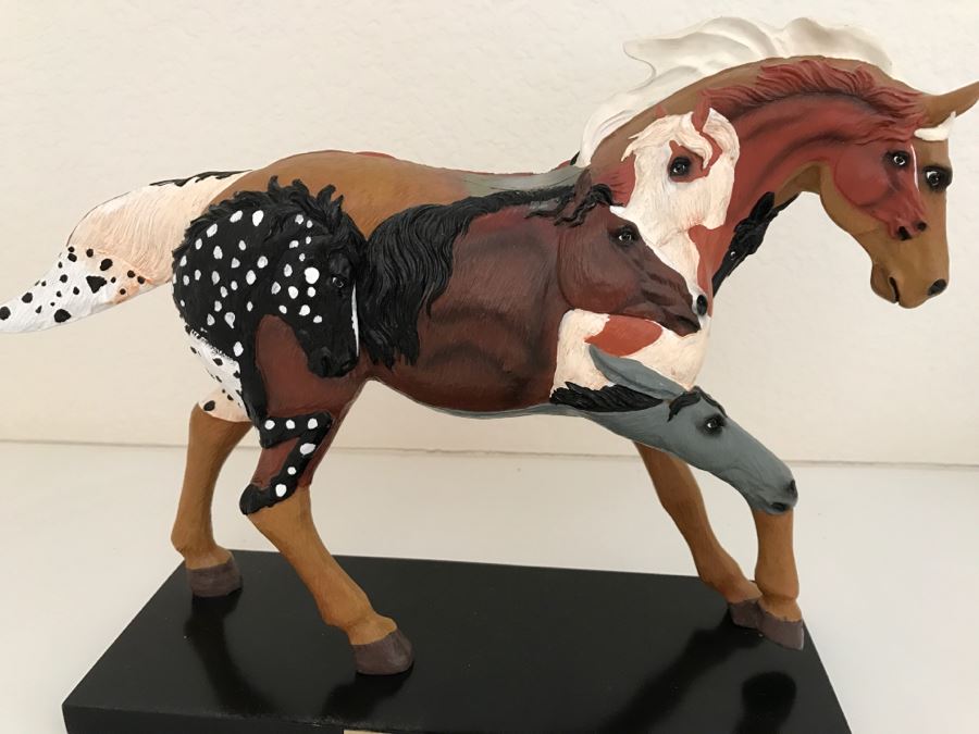 Collection Of (5) Limited Edition The Trail Of Painted Ponies Horse