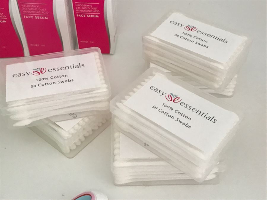 Huge Supply Of New Age Advanced Anti-Wrinkle Face Clean, Neo Hydrate Gold Face Serum, Cotton Swabs And Facial Wipes [Photo 7]