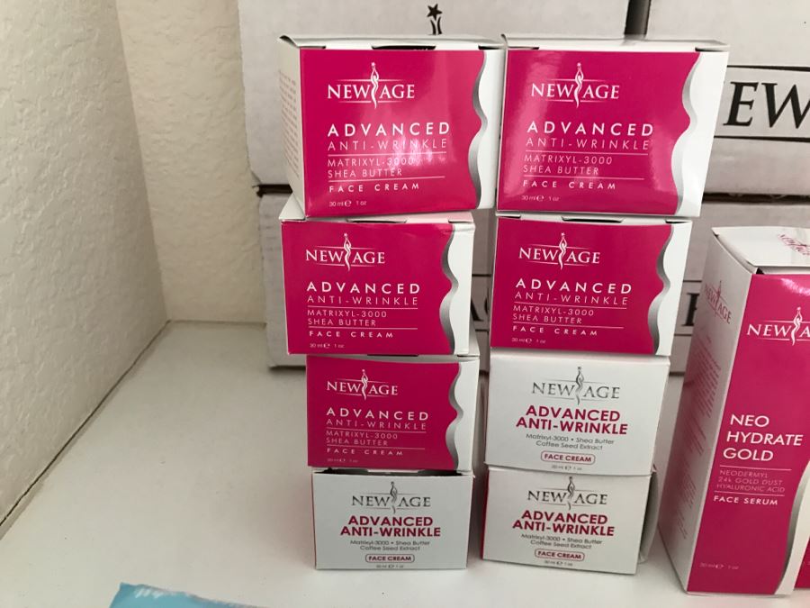 Huge Supply Of New Age Advanced Anti-Wrinkle Face Clean, Neo Hydrate Gold Face Serum, Cotton Swabs And Facial Wipes [Photo 3]