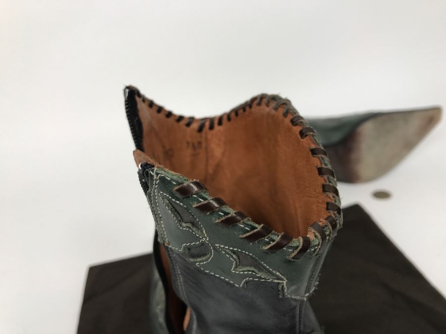 Donald J Pliner Western Couture Collection Ladies Boots Made In Italy Size 7 1/2M [Photo 9]