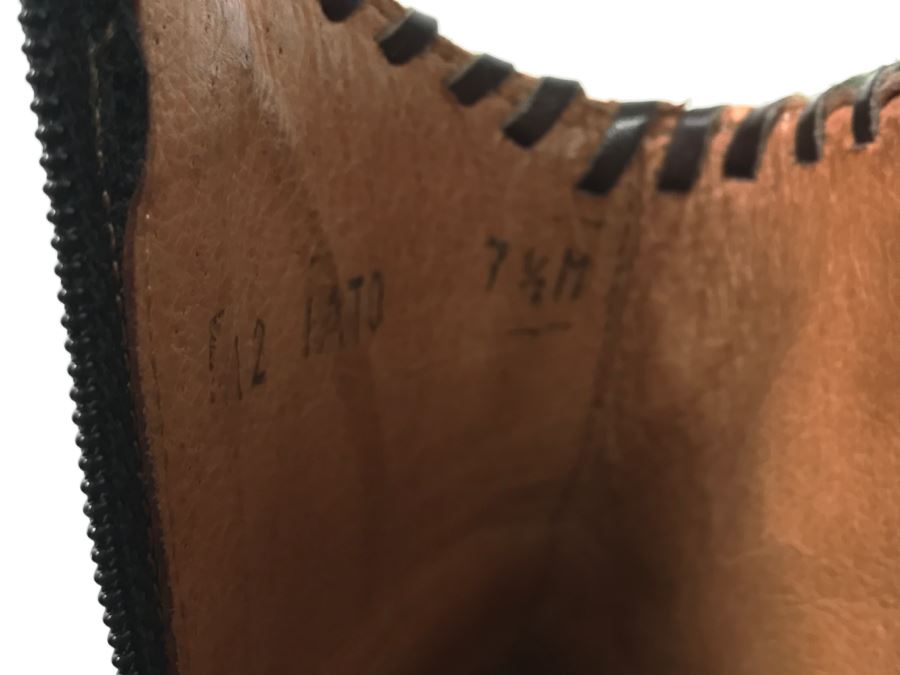 Donald J Pliner Western Couture Collection Ladies Boots Made In Italy Size 7 1/2M [Photo 10]