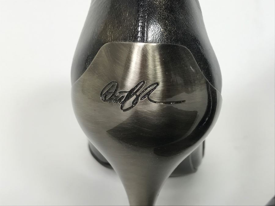 Couture Donald J Pliner High Heel Ladies Shoes Made In The Mountains Of Italy Size 8N [Photo 5]