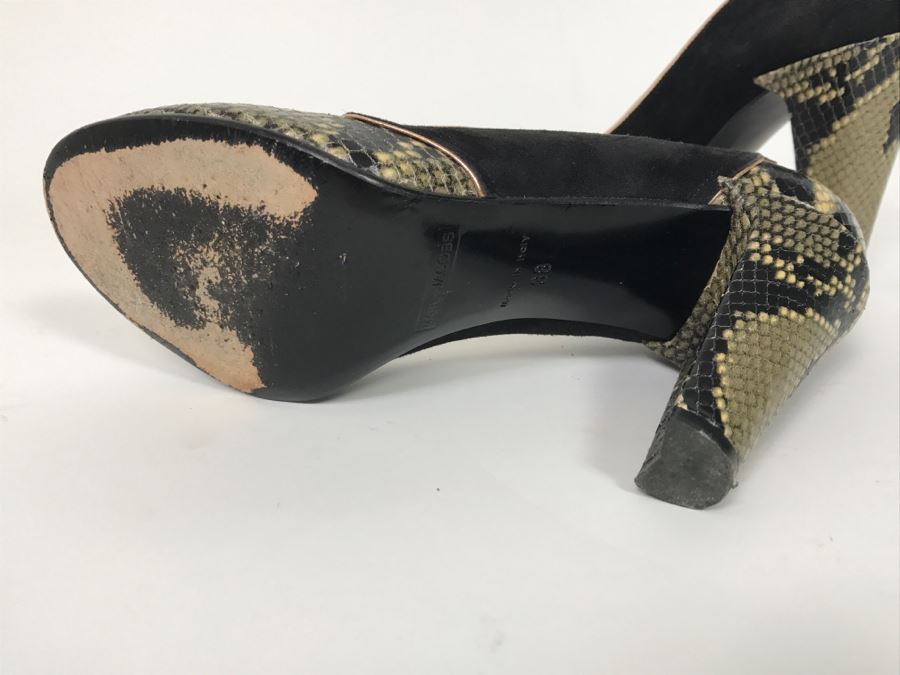 Marc Jacobs Ladies High Heel Shoes Size 38 Made In Italy [Photo 6]