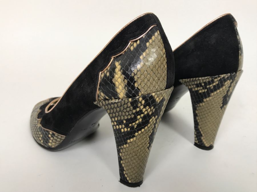 Marc Jacobs Ladies High Heel Shoes Size 38 Made In Italy [Photo 5]
