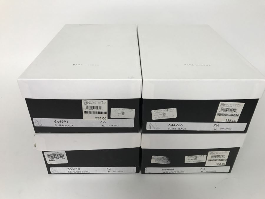 Set Of (4) Ladies Shoes By Marc Jacobs Size 7 1/2M Lot Retailed Over $1,200 [Photo 10]