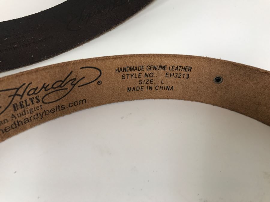 Pair Of Ladies Ed Hardy Belts Size L 42' [Photo 7]