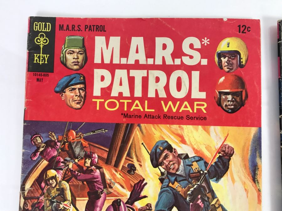 (3) Vintage Gold Key M.A.R.S. Patrol And The Aliens Comic Books [Photo 8]