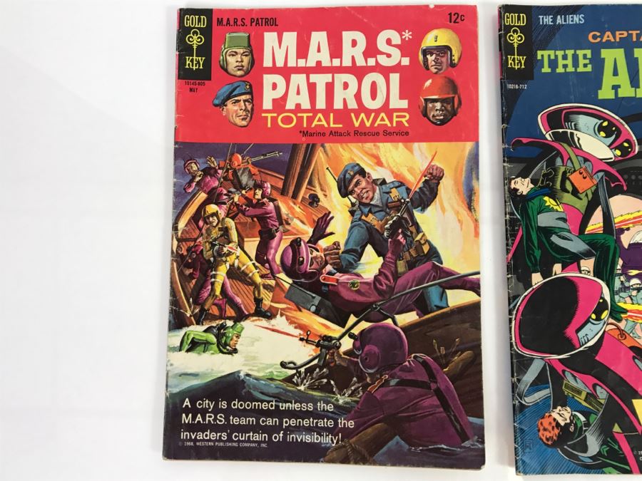 (3) Vintage Gold Key M.A.R.S. Patrol And The Aliens Comic Books [Photo 7]