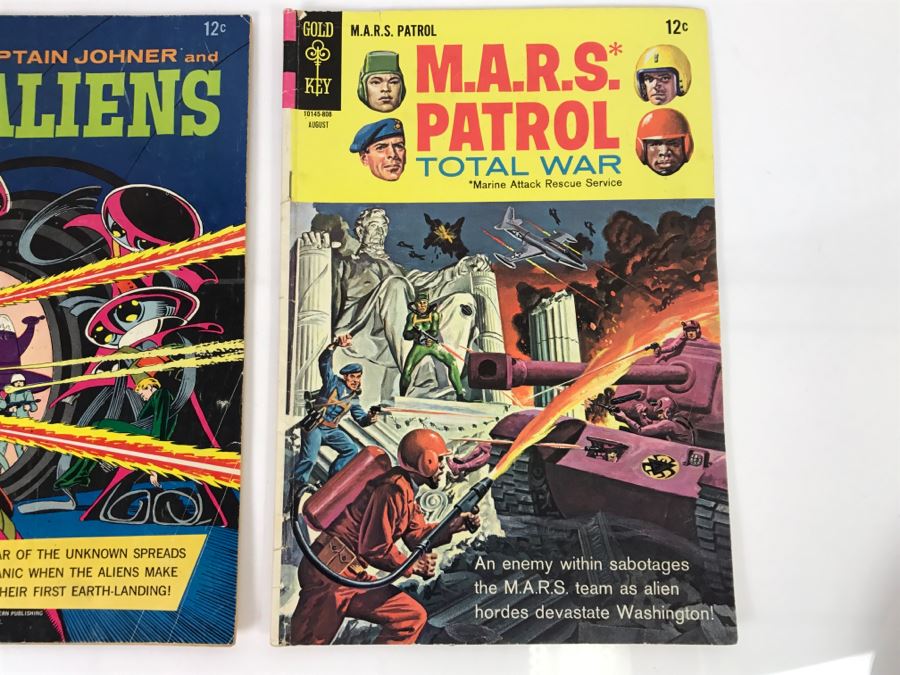 (3) Vintage Gold Key M.A.R.S. Patrol And The Aliens Comic Books [Photo 3]