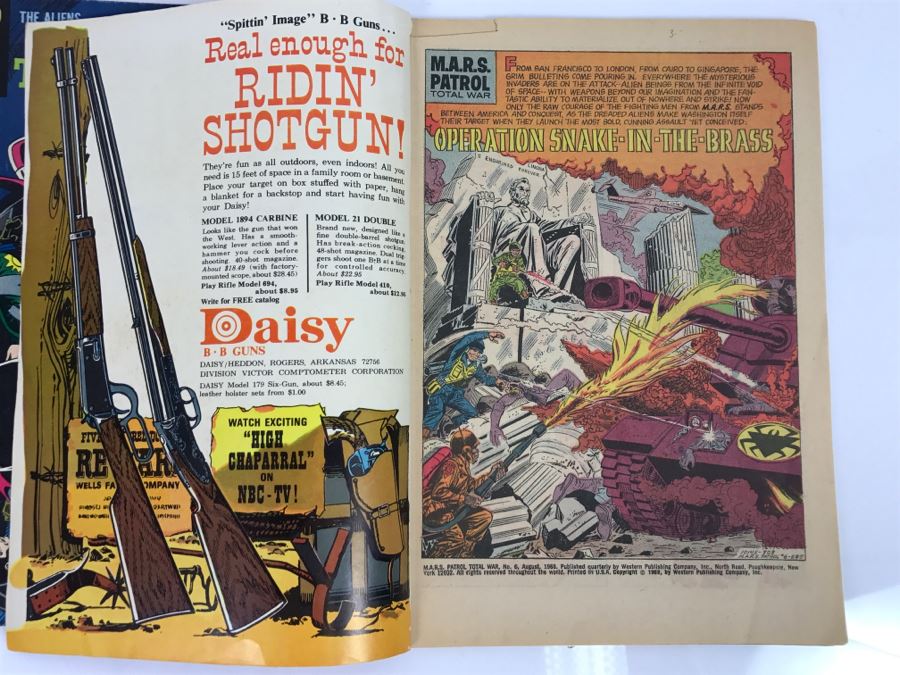 (3) Vintage Gold Key M.A.R.S. Patrol And The Aliens Comic Books [Photo 13]