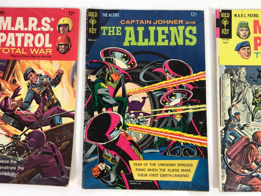 (3) Vintage Gold Key M.A.R.S. Patrol And The Aliens Comic Books [Photo 5]