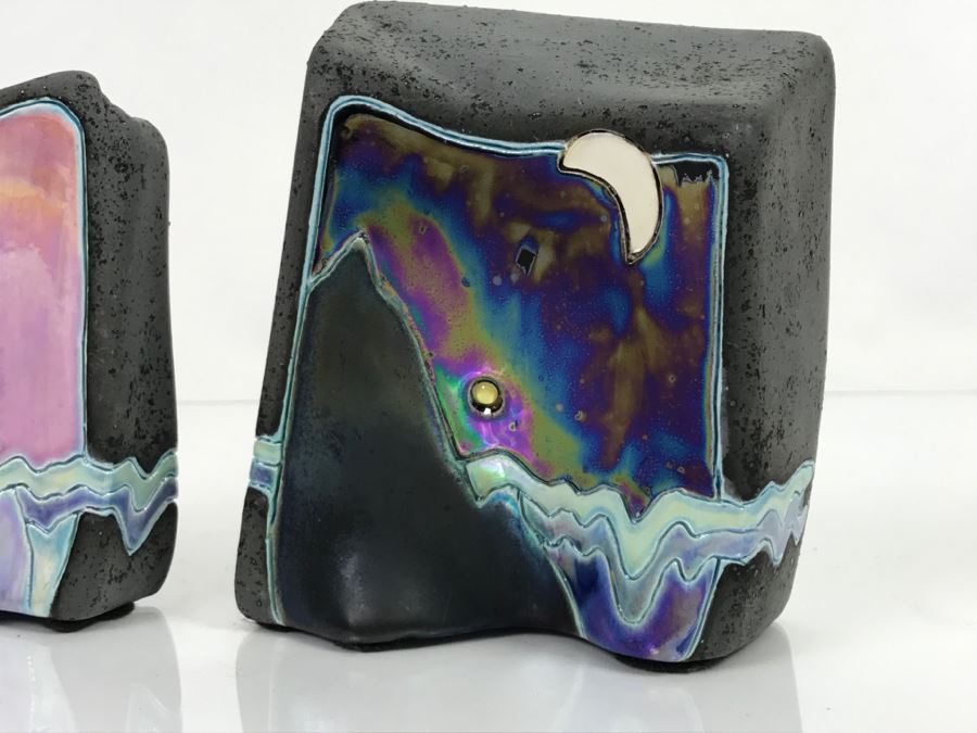 Set Of (3) Painted Rocks Hand Signed By Artist [Photo 9]