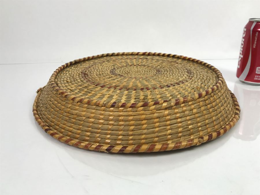 Large Vintage Native American Indian Basket - Does Not Include Stand [Photo 13]