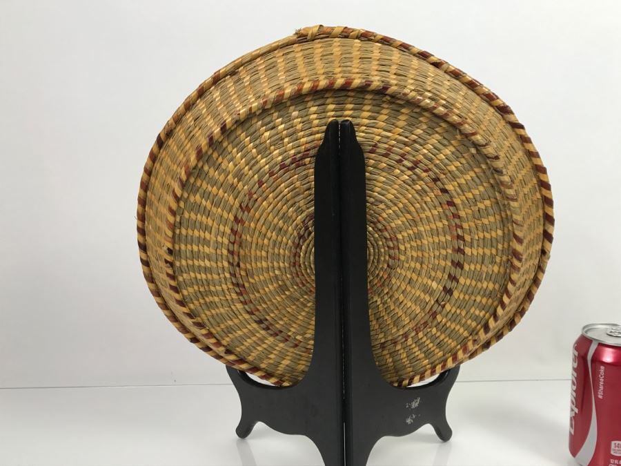 Large Vintage Native American Indian Basket - Does Not Include Stand [Photo 11]