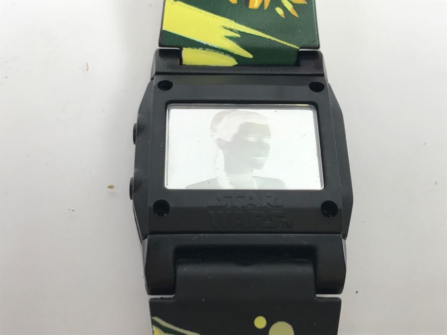 Set Of (3) STAR WARS Digital Watches With Original Canisters [Photo 9]