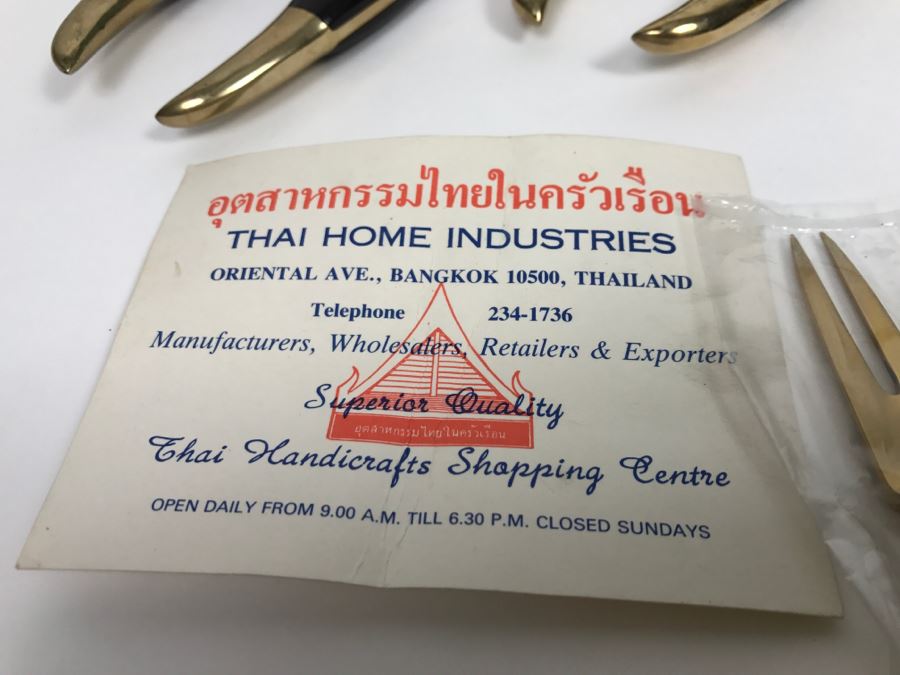 Lot Of Seafood Lobster Crackers Thailand Serving Sets And Deborah Collins Serving Pieces [Photo 4]