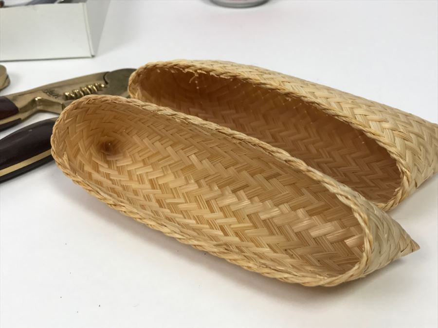 Lot Of Seafood Lobster Crackers Thailand Serving Sets And Deborah Collins Serving Pieces [Photo 13]