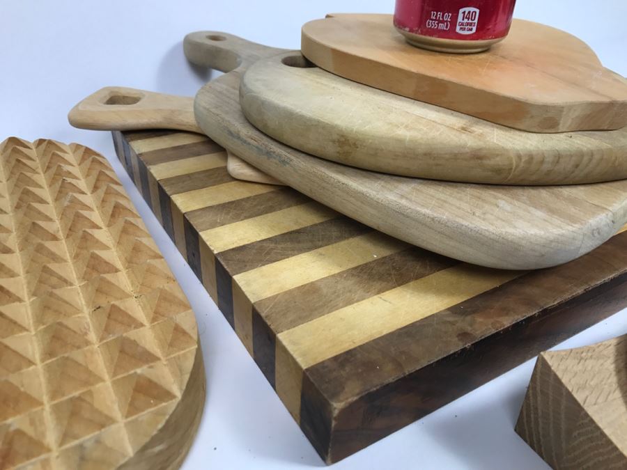 Lot Of Cutting Boards, Cheese Slicer And ULU Bowl J.K. Adams Co [Photo 12]