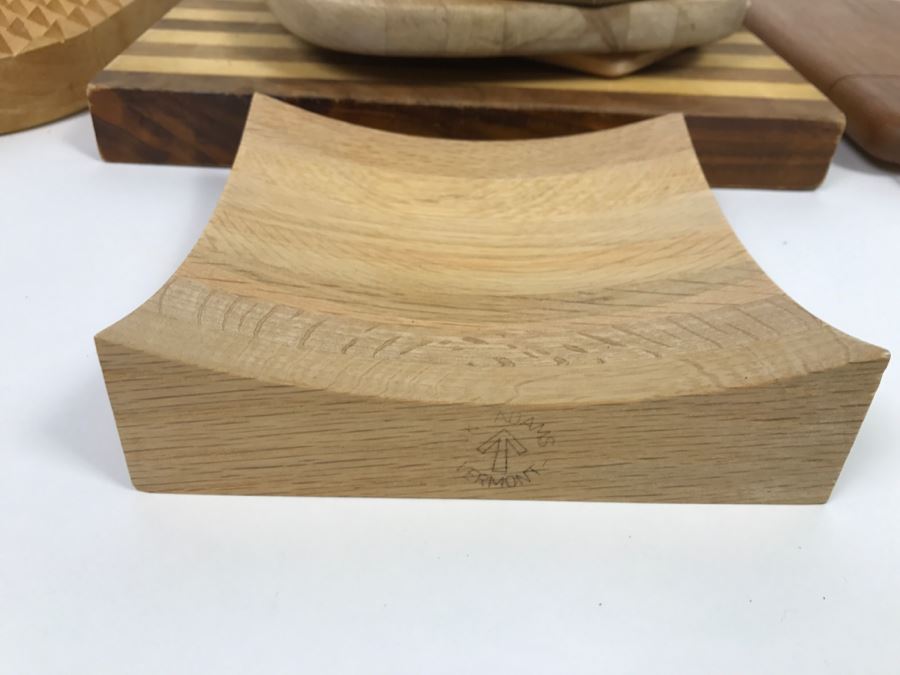 Lot Of Cutting Boards, Cheese Slicer And ULU Bowl J.K. Adams Co [Photo 6]