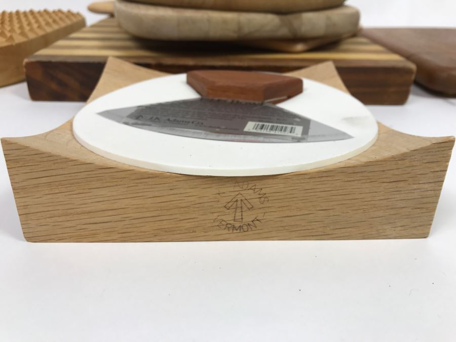 Lot Of Cutting Boards, Cheese Slicer And ULU Bowl J.K. Adams Co [Photo 5]