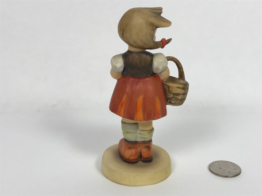 Vintage Hummel Germany Little Shopper Figurine 96 Bee Logo [Photo 6]