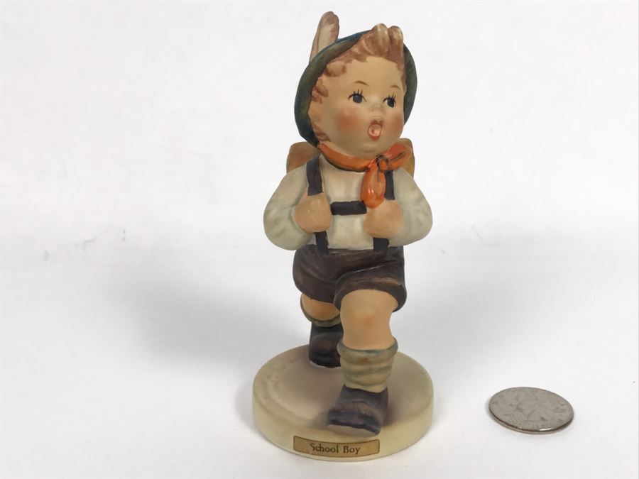 Vintage Goebel Hummel School Boy Figurine 822/0 West Germany [Photo 1]
