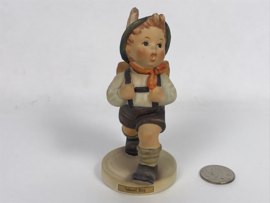 Vintage Goebel Hummel School Boy Figurine 822/0 West Germany [Photo 3]