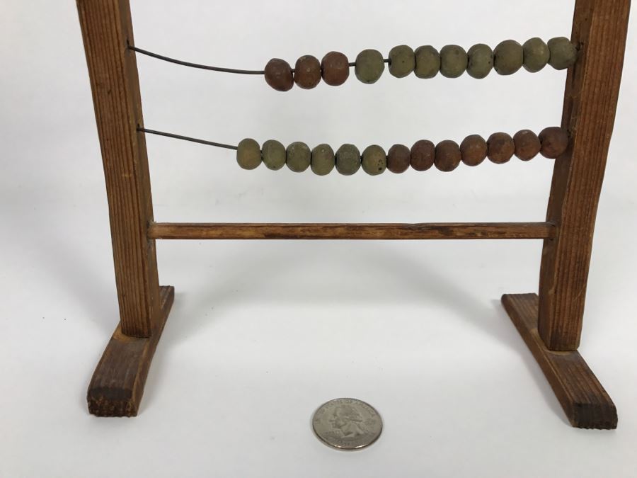 Vintage Handmade Wooden Abacus [Photo 3]