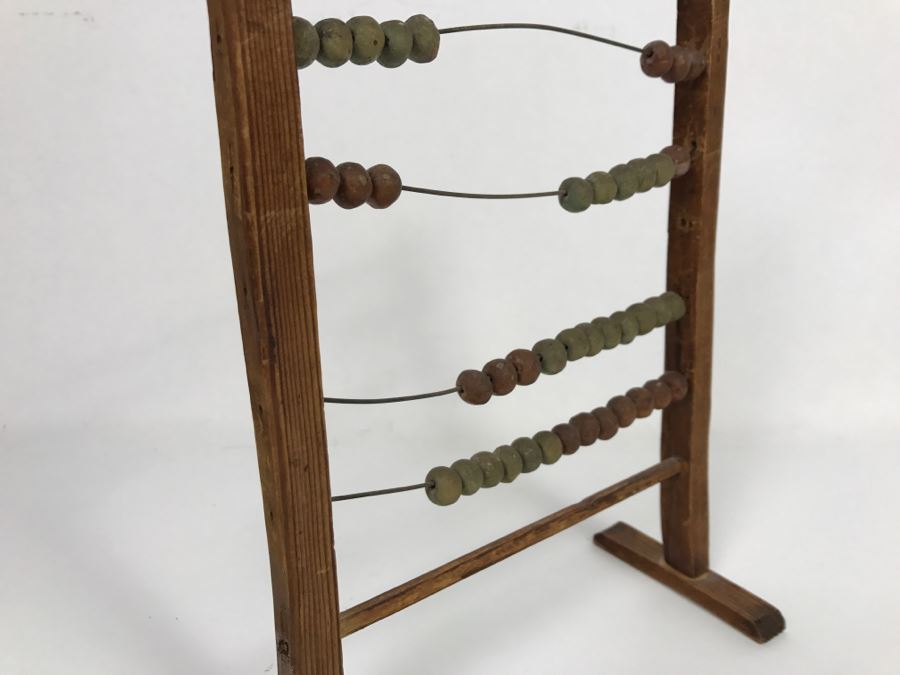 Vintage Handmade Wooden Abacus [Photo 5]