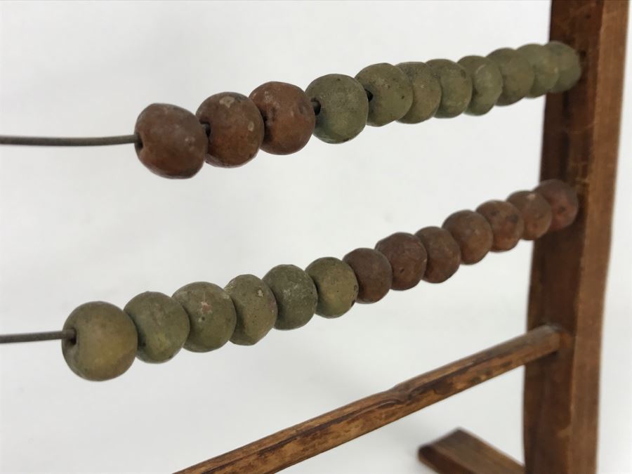 Vintage Handmade Wooden Abacus [Photo 6]