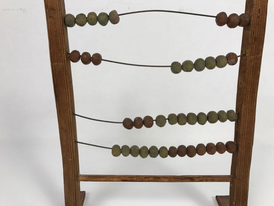 Vintage Handmade Wooden Abacus [Photo 2]