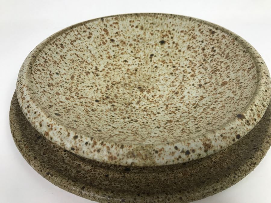 Vintage Stoneware Bowl And Plate [Photo 5]