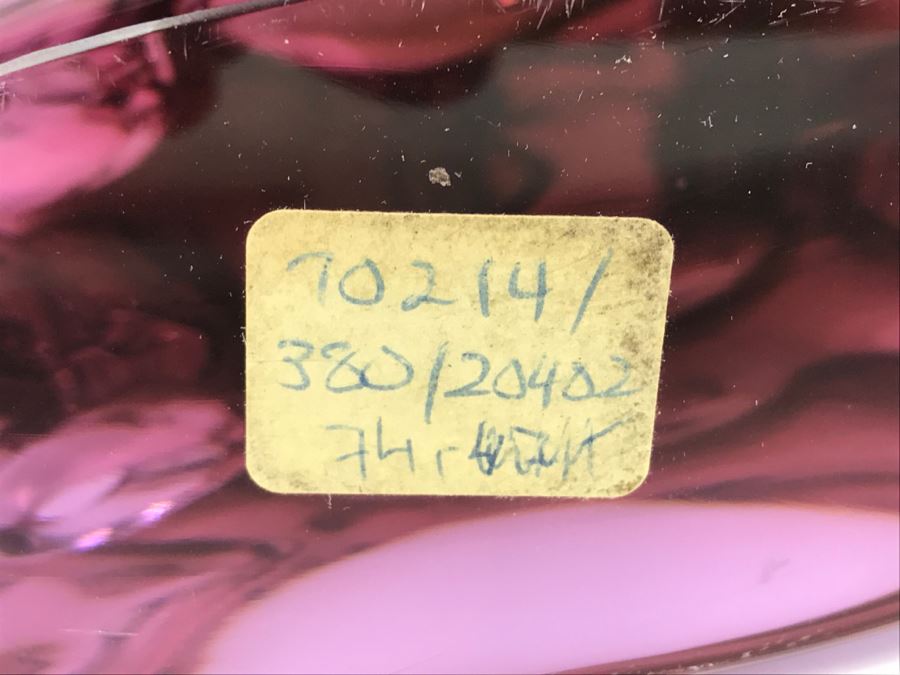 Stunning Amethyst Glass Vase Sculpture [Photo 14]