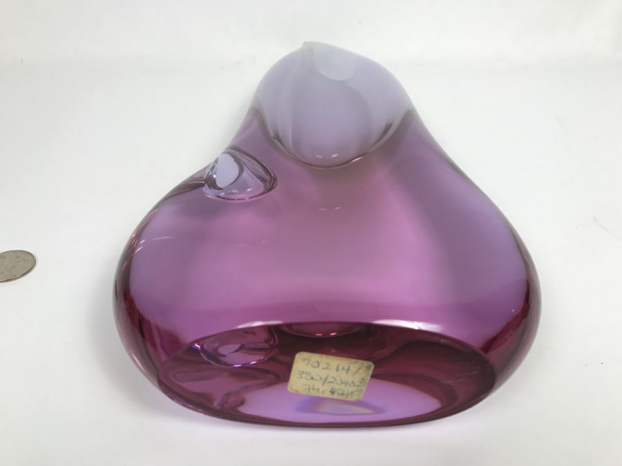 Stunning Amethyst Glass Vase Sculpture [Photo 16]