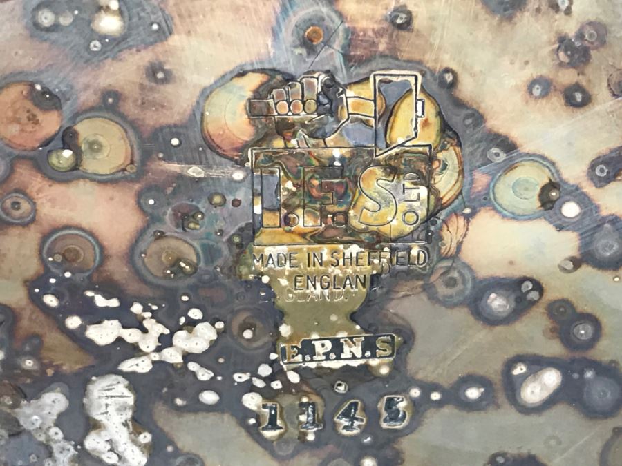 Vintage I.F.S. Sheffield England Silverplate Coffee Pot And Teapot With Creamer [Photo 13]