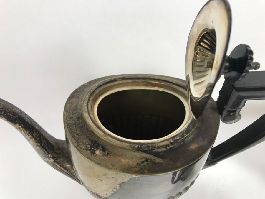 Vintage I.F.S. Sheffield England Silverplate Coffee Pot And Teapot With Creamer [Photo 9]