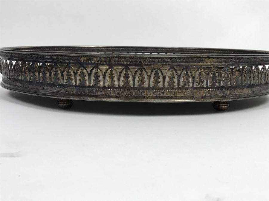 Vintage Cenacchi Italy Silverplate Footed Tray [Photo 6]