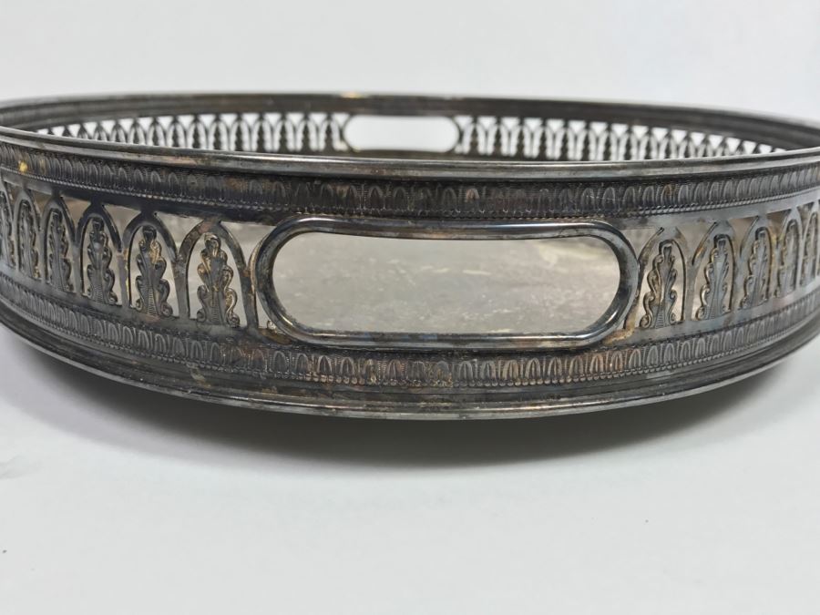 Vintage Cenacchi Italy Silverplate Footed Tray [Photo 8]